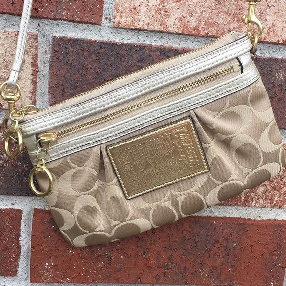 Coach Bags Coach Gold Crossbody Purse Poshmark